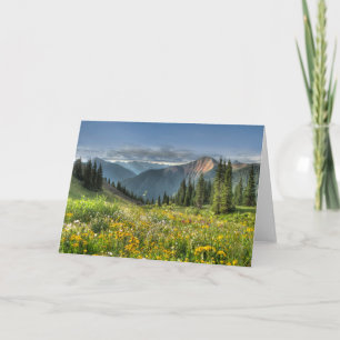 Flowers   Wildflowers Silverton Colorado Card