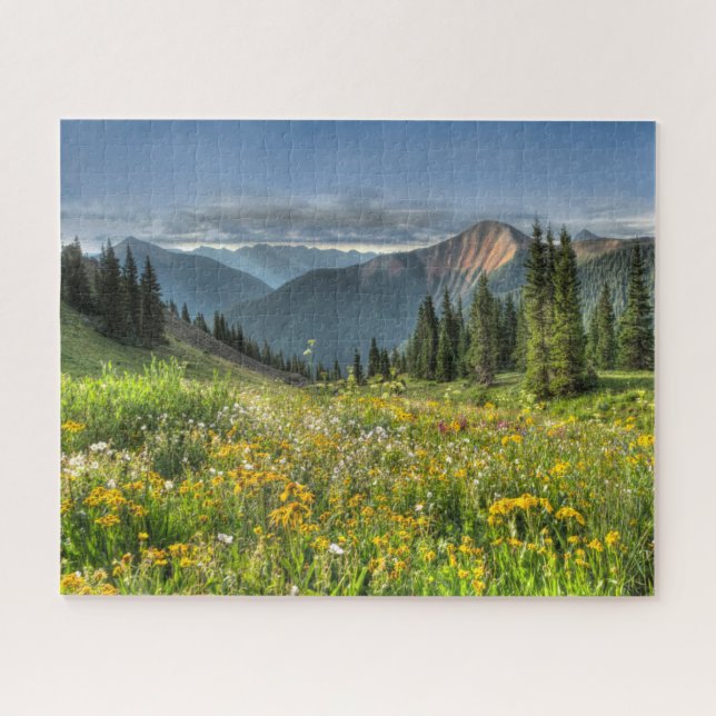 Flowers | Wildflowers Silverton Colorado Jigsaw Puzzle (Horizontal)