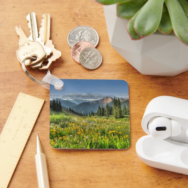Flowers | Wildflowers Silverton Colorado Key Ring (Desk)
