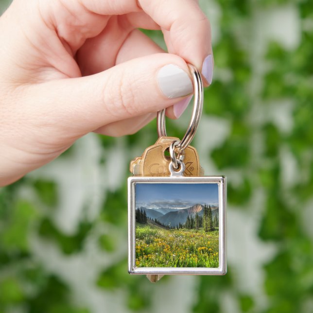 Flowers | Wildflowers Silverton Colorado Key Ring (Hand)