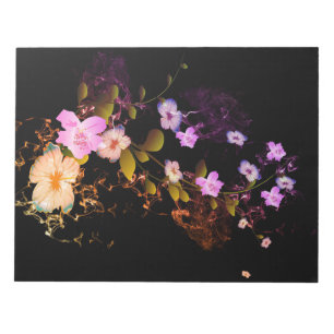 Flowers With Fires Notepad