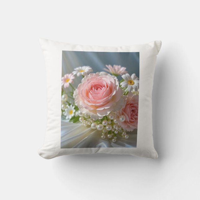 Flowers with timeless extravagant elegance cushion (Front)