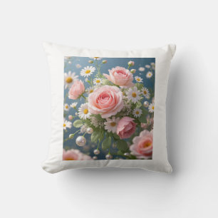 Flowers with timeless extravagant elegance cushion