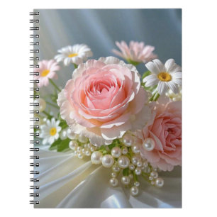 Flowers with timeless extravagant elegance notebook