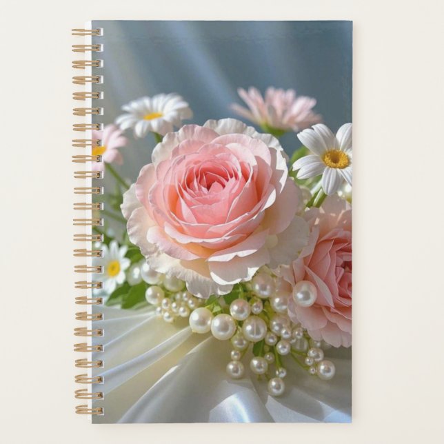 Flowers with timeless extravagant elegance planner (Front)