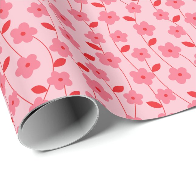 Flowers Wrapping Paper (Roll Corner)