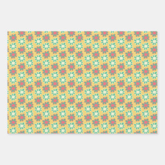 Flowers Wrapping Paper Sheet