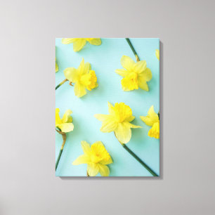 Flowers   Yellow Daffodils Canvas Print
