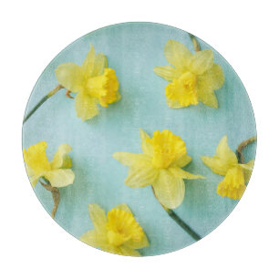 Flowers   Yellow Daffodils Cutting Board