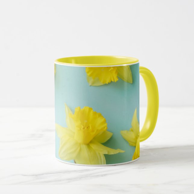 Flowers | Yellow Daffodils Mug (Front Right)