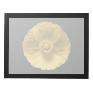 Flowers   Yellow Poppy Notepad