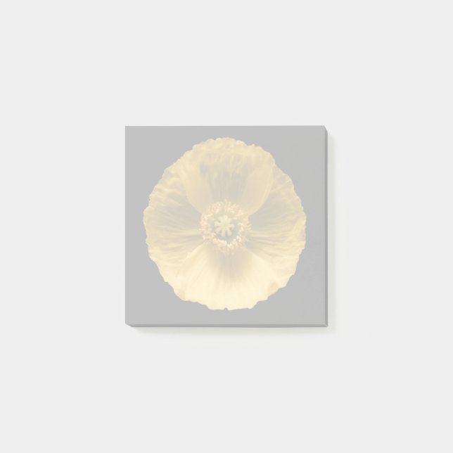 Flowers | Yellow Poppy Post-it Notes (Front)