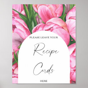 flowers - Your recipe card here Poster