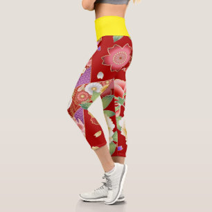 Flowers   Zazzle_Growshop. Capri Leggings