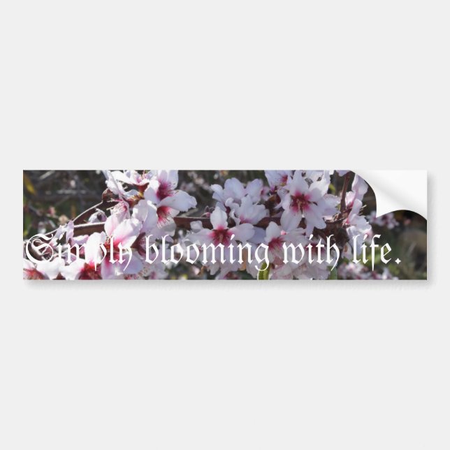 Flowery Car Sticker (Front)