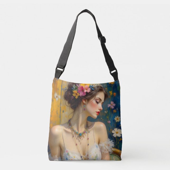 Flowery Crossbody Bag (Front)