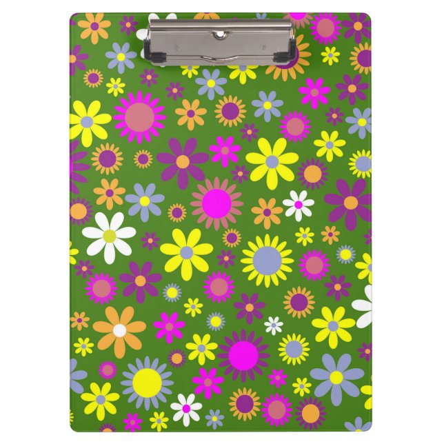 Flowery field pattern clipboard (Front)