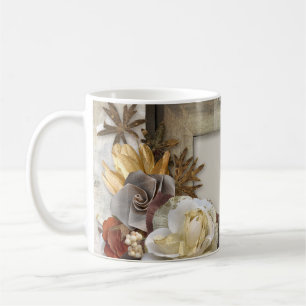 Flowery Floral Frame Mug
