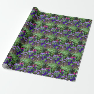 Flowery garden wrapping paper