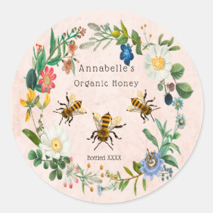 Flowery Honey Label Personalise