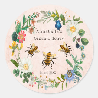 Flowery Honey Label Personalise