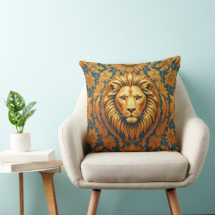 Flowery Lion 51 x 51 Cushion