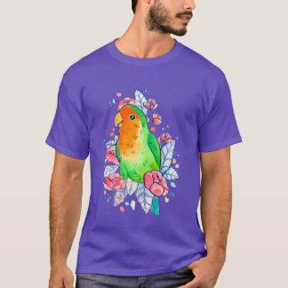 Flowery Lovebird T-Shirt