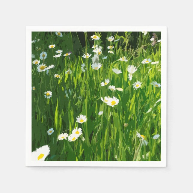 Flowery meadow napkin (Front)