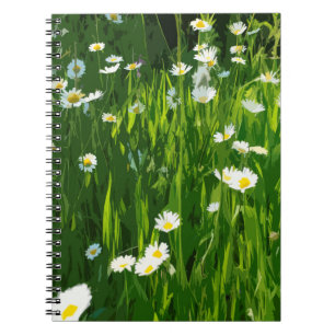 Flowery meadow notebook