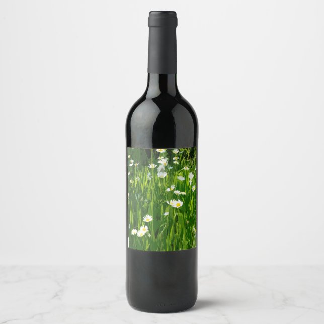 Flowery meadow wine label (Front)