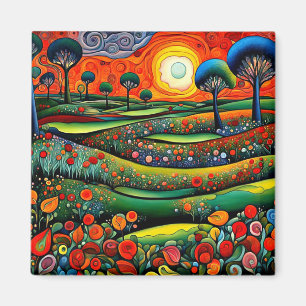 Flowery Meadows 2 Magnet