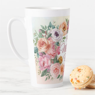 Flowery Mother's Day Latte Mug