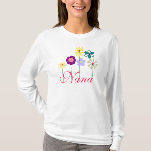 Flowery Nana Shirt