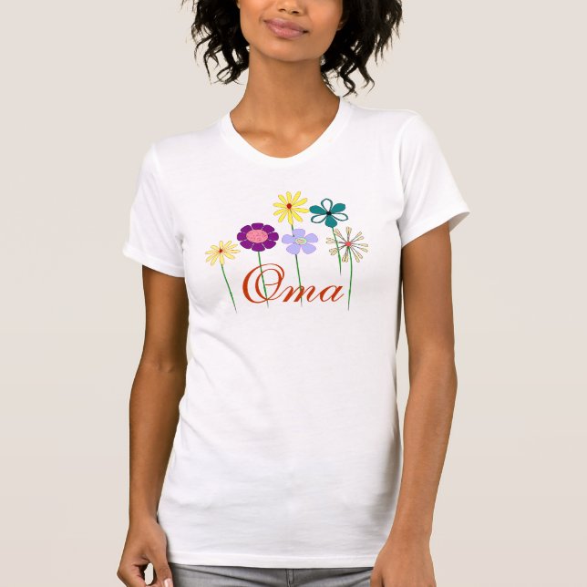 Flowery Oma Shirt (Front)