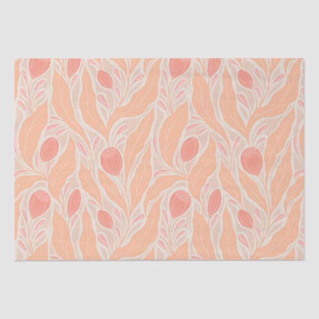 Flowery pattern tissue paper (Front)