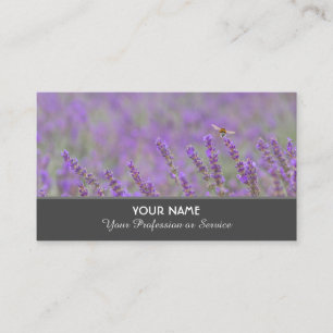 Flowery romance for gardeners and florists busines business card