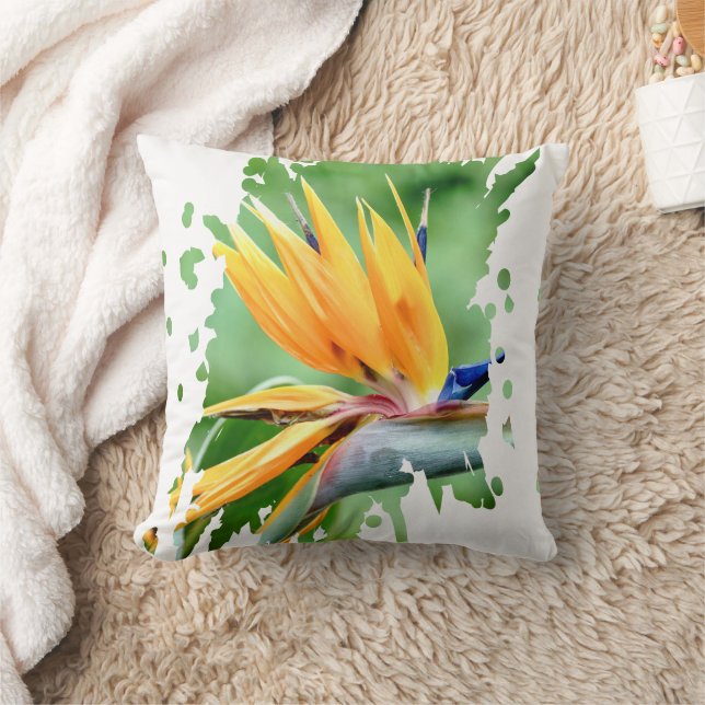 Flowery Splatter Cushion (Blanket)