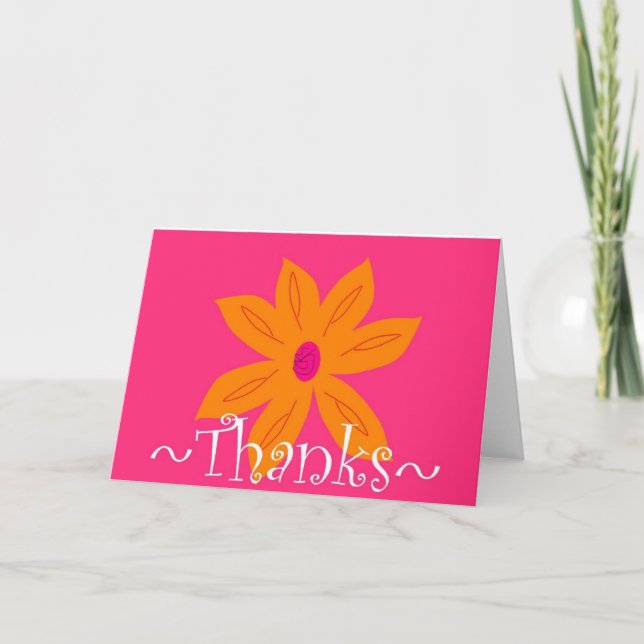 Flowery Thank You (Front)