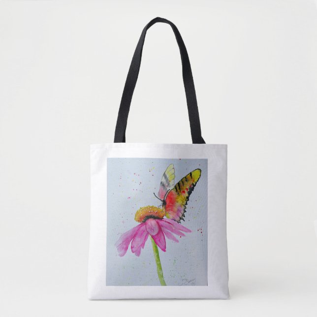 Flowery Tote Bag (Front)
