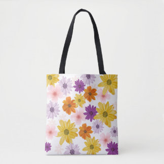 Flowery Tote Bag
