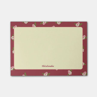 Flowery Vintage Post-It Post-it Notes