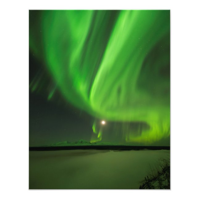 Flowing Aurora Photo Print (Front)