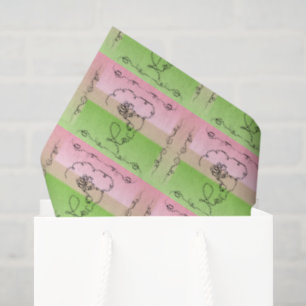Flowing Beauty Peony Tissue Paper