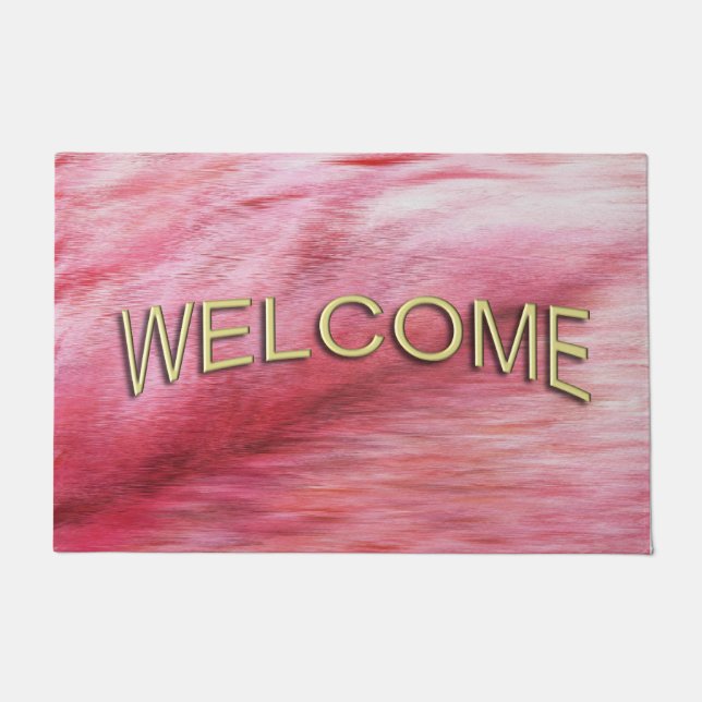 Flowing Blush Doormat (Front)