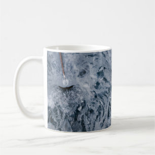 Flowing body of water coffee mug