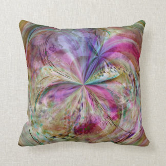 Flowing Colour, Abstract Artwork Cushion