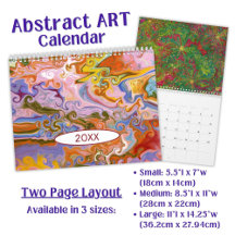 Flowing Colour Marbling abstract Art -
