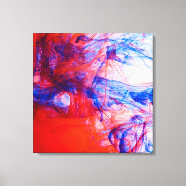 Flowing Colours Canvas Print (Front)