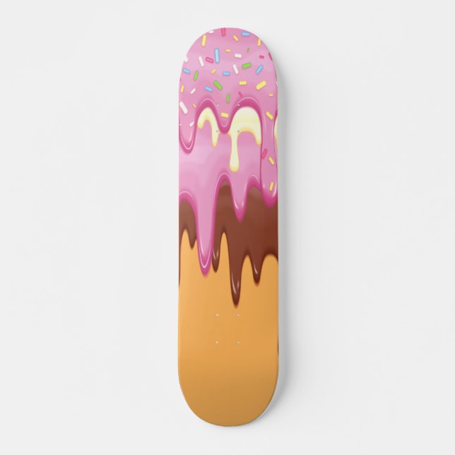 Flowing doughnuts skateboard (Front)