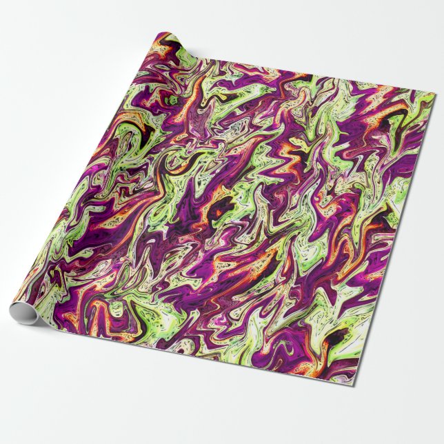 Flowing Fall colours.... Wrapping Paper (Unrolled)